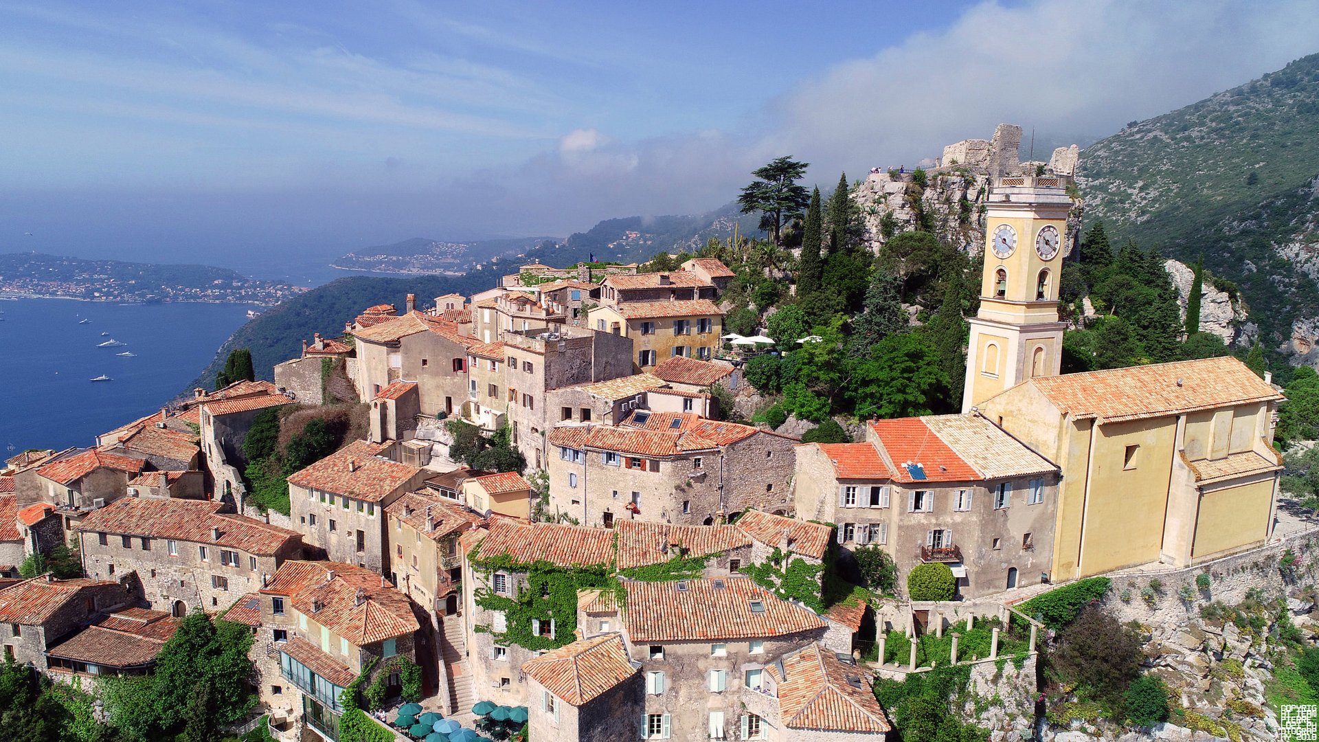 Eze cliffside village