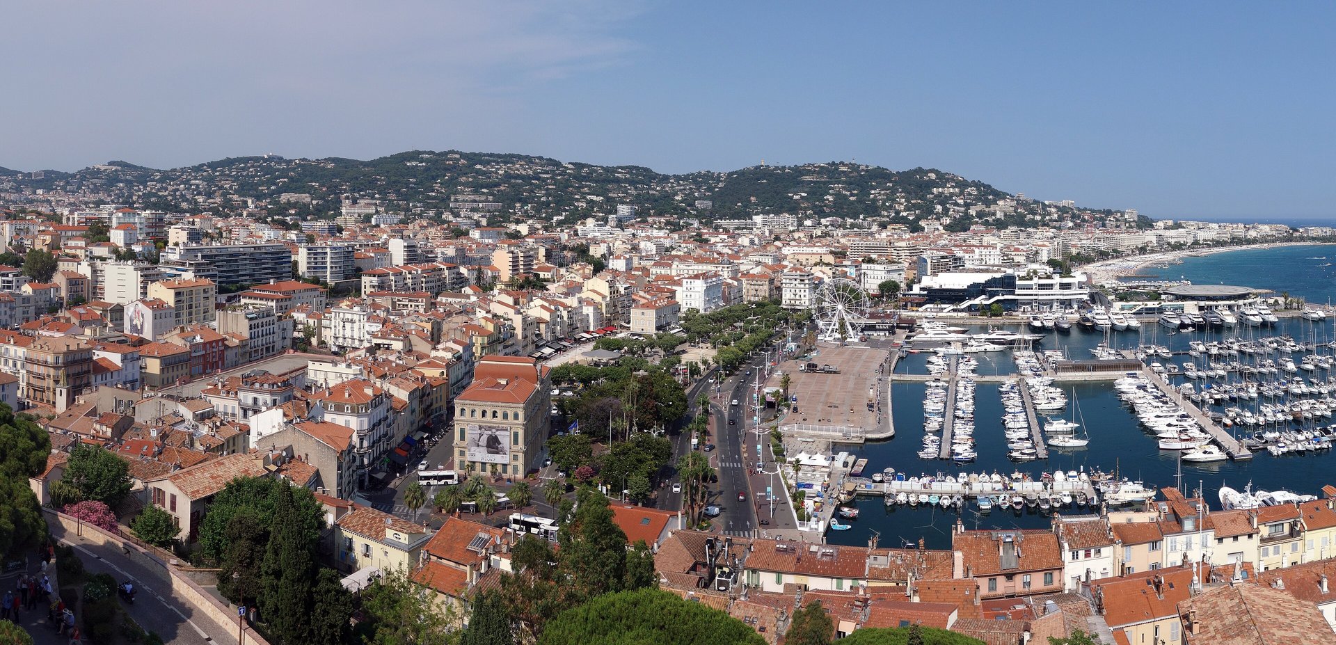 Cannes Croisette sunset