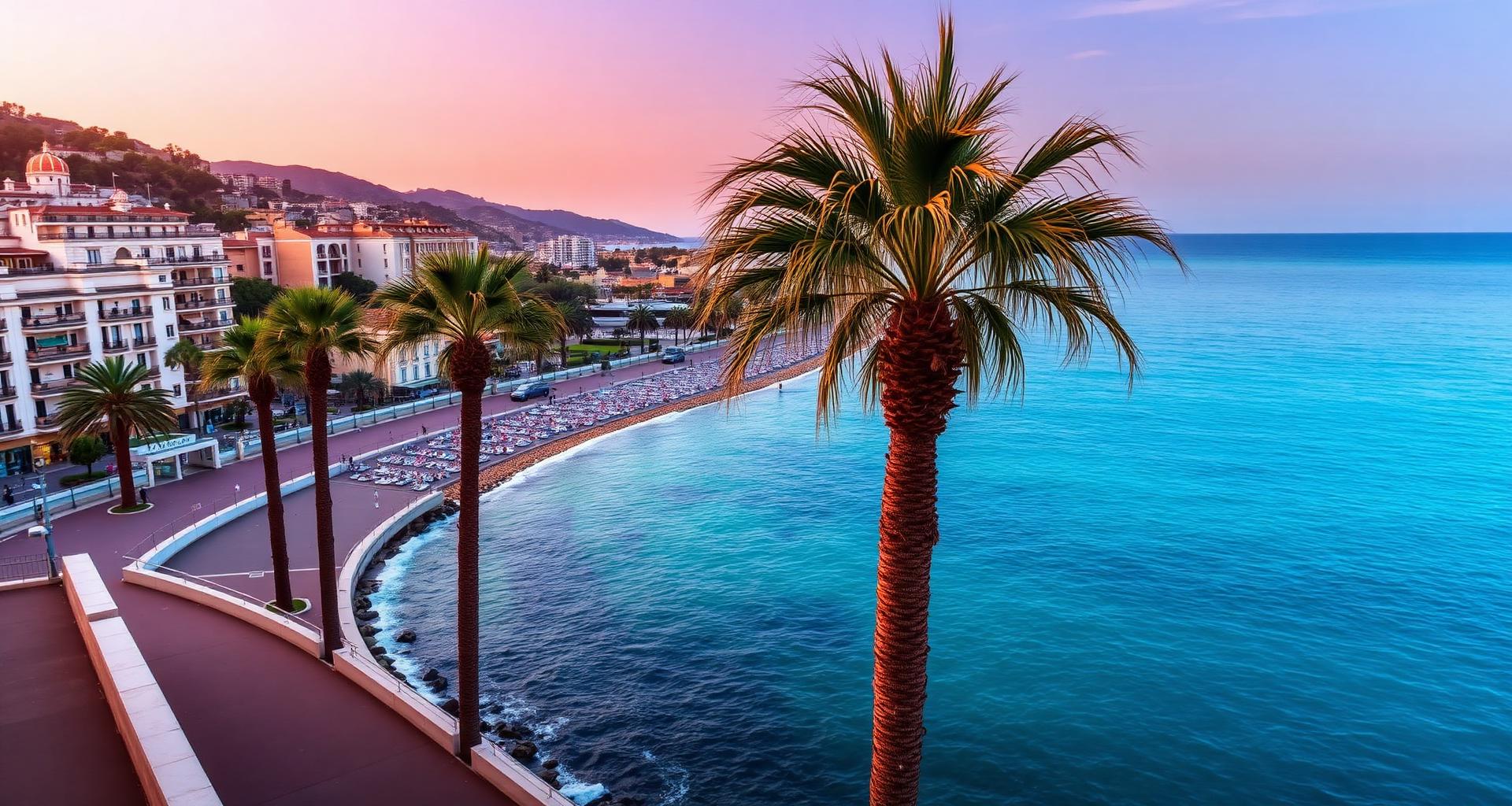 French Riviera coastline